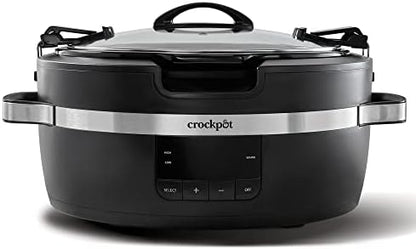 Crock-Pot Thermoshield 6 Quart Slow Cooker with Carry Handles [FJBR]