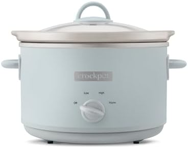 Crock-Pot 4.5 Quart Manual Slow Cooker – Macaroon Blue [GAH6]