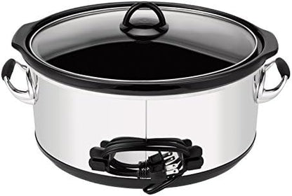 Crock-Pot 7 Quart Programmable Slow Cooker – Polished Platinum [U62S]