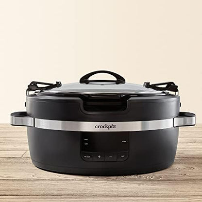 Crock-Pot Thermoshield 6 Quart Slow Cooker with Carry Handles [FJBR]