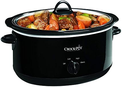 Crock-Pot 8 Quart Manual Slow Cooker – Black [HQNW]
