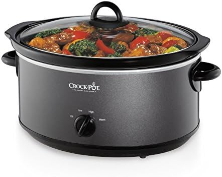 Crock-Pot 7 Quart Slow Cooker – Charcoal [RQDU]