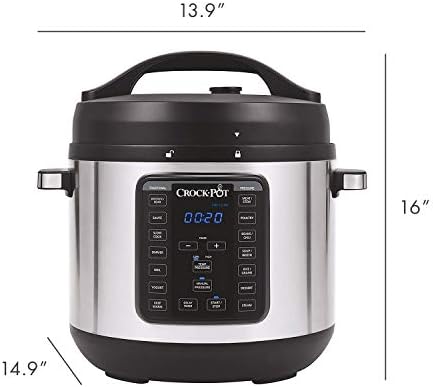 Crock-Pot 8 Quart Express Crock Multi-Use Pressure Cooker [S97X]