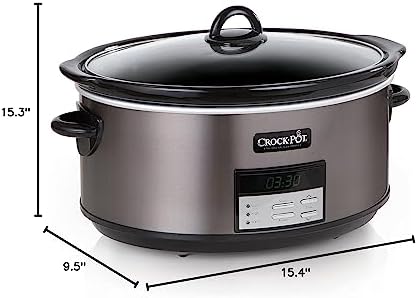 Crock-Pot 8 Quart Programmable Slow Cooker with Auto Warm [39ZP]