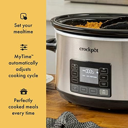 Crock-Pot 7 Quart Portable Programmable Slow Cooker with Timer [PGPY]
