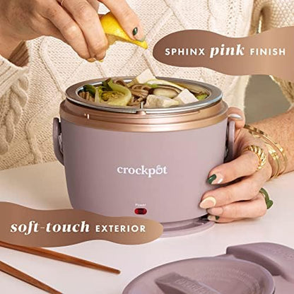 Crock-Pot Electric Lunch Box Food Warmer 20oz – Blush Pink [A928]