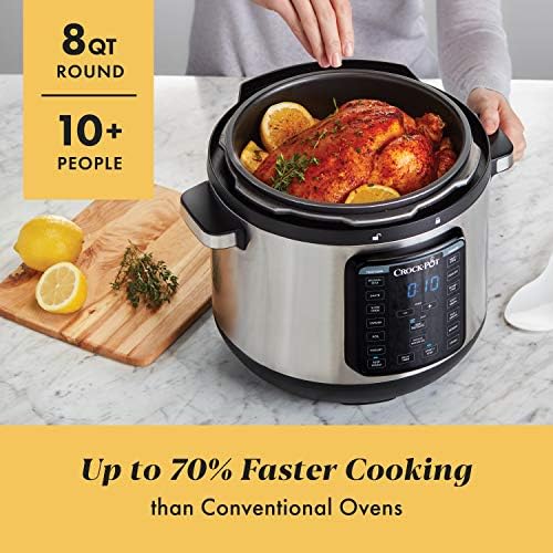 Crock-Pot 8 Quart Express Crock Multi-Use Pressure Cooker [S97X]
