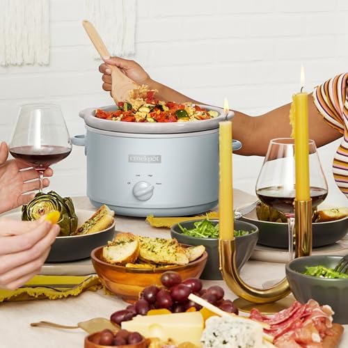 Crock-Pot 4.5 Quart Manual Slow Cooker – Macaroon Blue [44SH]