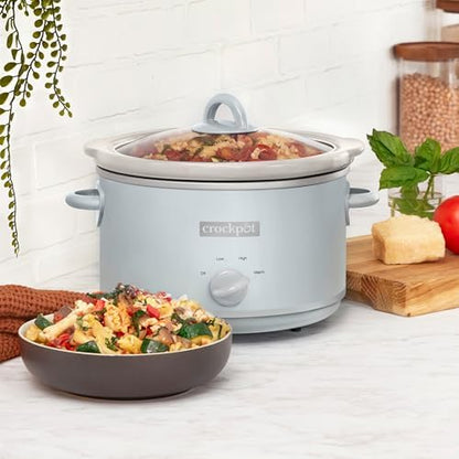 Crock-Pot 4.5 Quart Manual Slow Cooker – Macaroon Blue [GAH6]