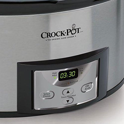 Crock-Pot Cook & Carry 6 Quart Programmable Slow Cooker [6HHH]