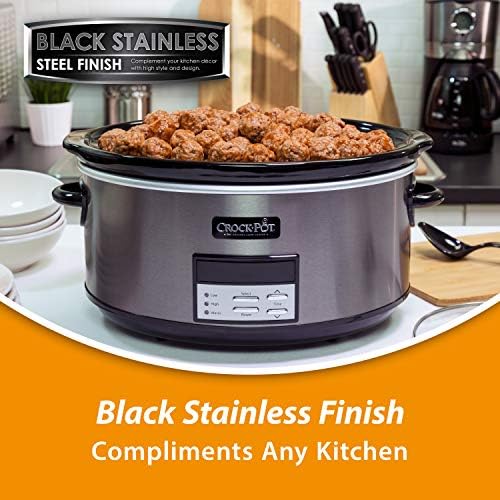 Crock-Pot 8 Quart Programmable Slow Cooker with Auto Warm [39ZP]