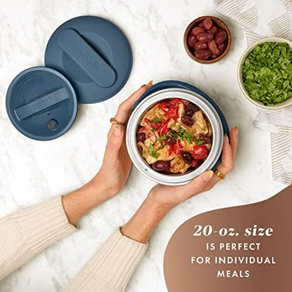 Crock-Pot Electric Lunch Box Food Warmer 20oz – Faded Blue [QKEZ]