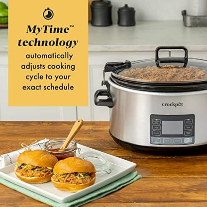 Crock-Pot 7 Quart Portable Programmable Slow Cooker with Timer [PGPY]