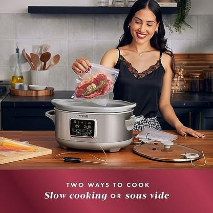 Crock-Pot 7 Quart Programmable Cook & Carry Slow Cooker [VXU8]