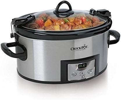 Crock-Pot Cook & Carry 6 Quart Programmable Slow Cooker [6HHH]