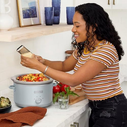 Crock-Pot 4.5 Quart Manual Slow Cooker – Macaroon Blue [44SH]