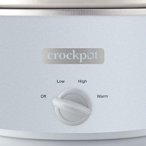 Crock-Pot 4.5 Quart Manual Slow Cooker – Macaroon Blue [GAH6]