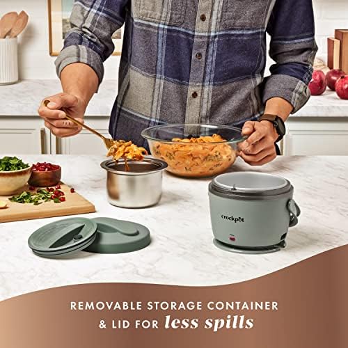 Crock-Pot Portable Electric Lunch Box Food Warmer – Green [PK7D]