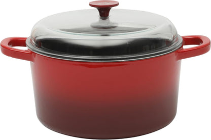 Crock-Pot 3 Quart Enameled Cast Iron Dutch Oven – Aqua [CW65]