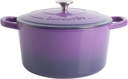 Crock-Pot 3 Quart Enameled Cast Iron Dutch Oven – Aqua [CW65]