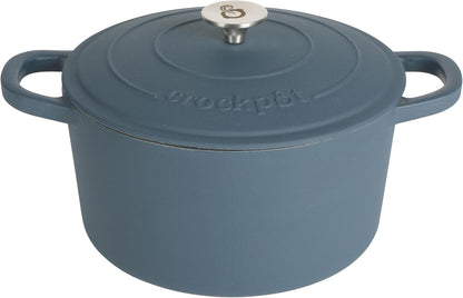 Crock-Pot 3 Quart Enameled Cast Iron Dutch Oven – Aqua [CW65]