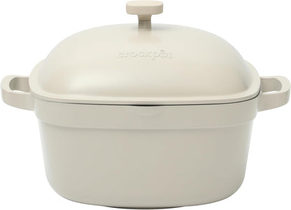 Crock-Pot 3 Quart Enameled Cast Iron Dutch Oven – Aqua [CW65]